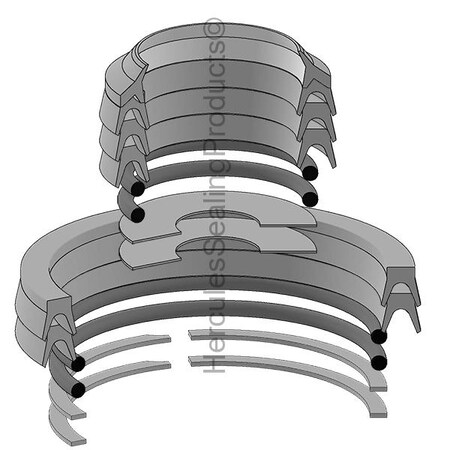 Sheffer - After Market Parts Hydraulic Cylinder Repair Kit- 1-3/8x4 Pneumatic Kits 726-0167-0400-0137